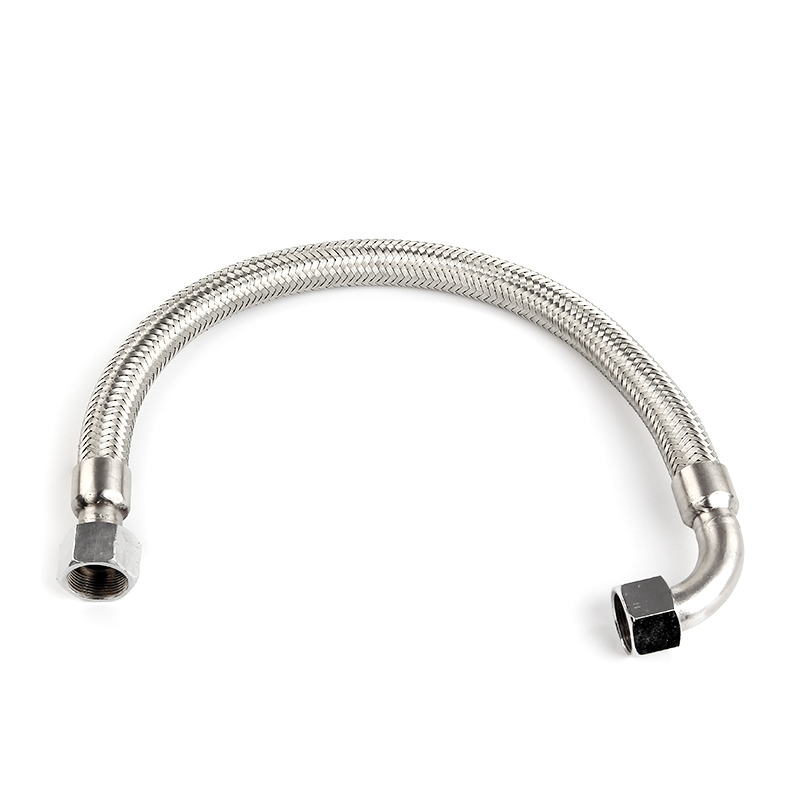 Packaged stainless braided hose ready for shipment