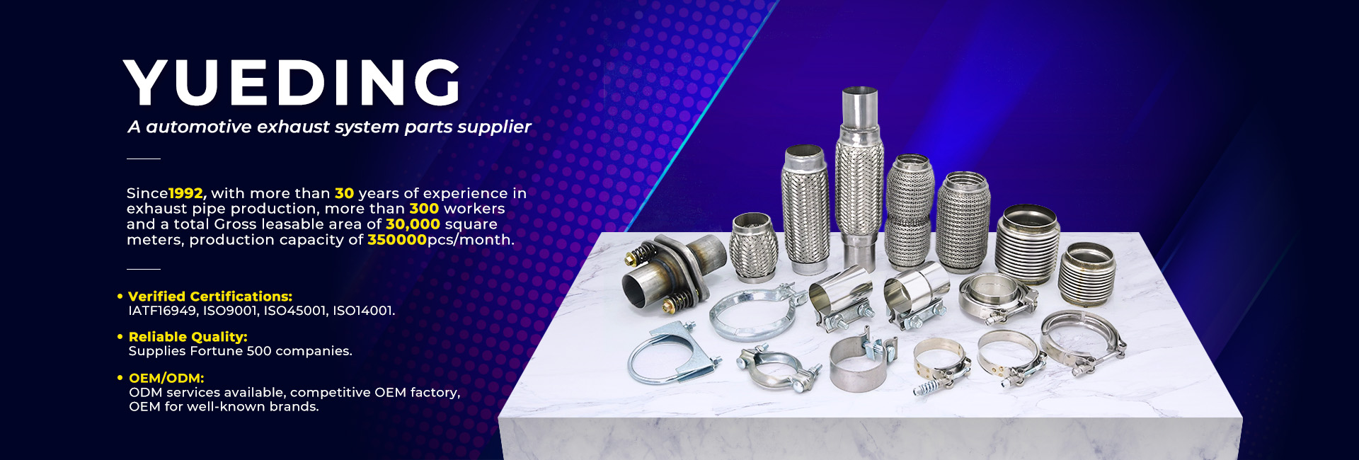 YDCT exhaust product