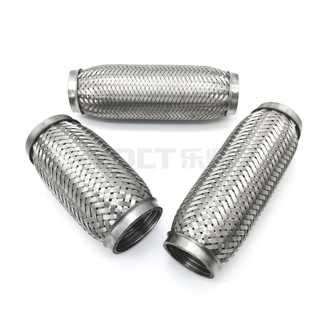 45mm x 200mm Weld On Stainless Steel Exhaust Joint Repair Flexi Tube Pipe