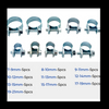 screw-type zinc-plated mini hose clips