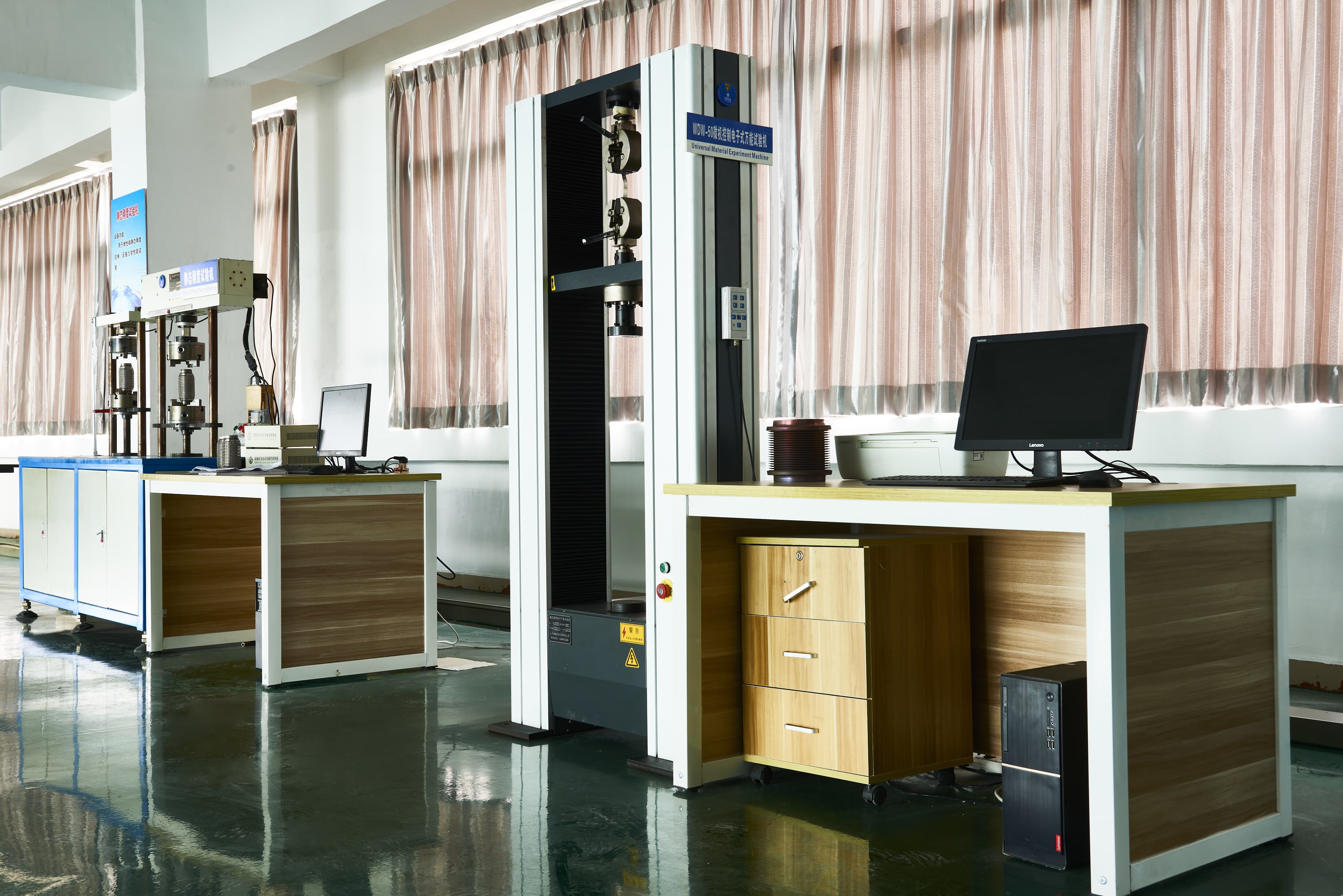 Exhaust flex pipe quality test