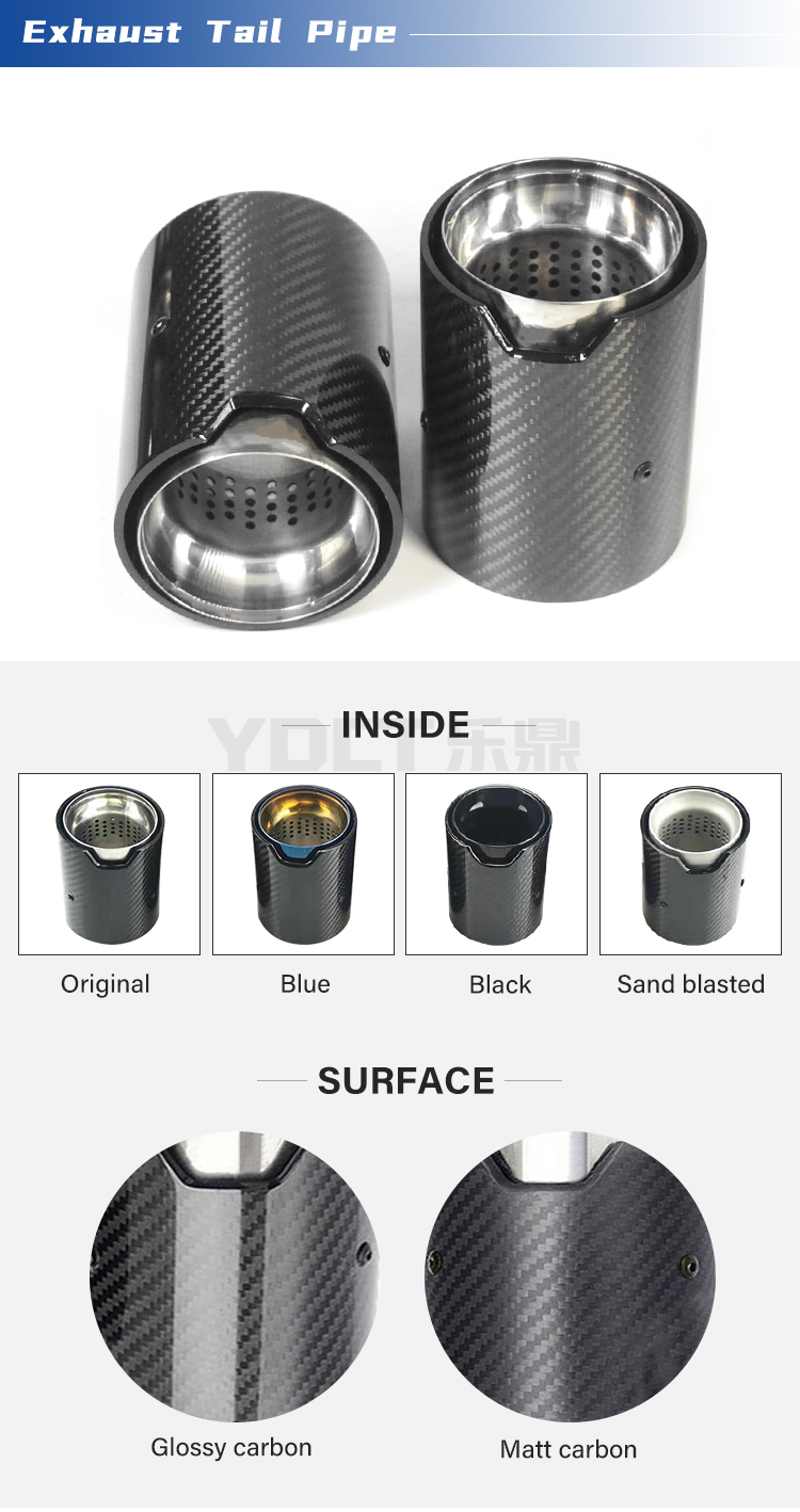 Carbon Flber Exhaust Tip