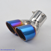 Universal Car Rear Tail Throat Auto Exhaust Muffler Tip Stainless Steel Pipe