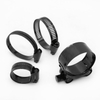 black coated clamp for coolant hose connection