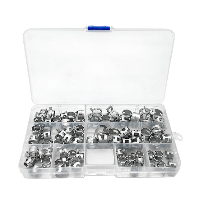 Spring clamp and ear clamp mixed set