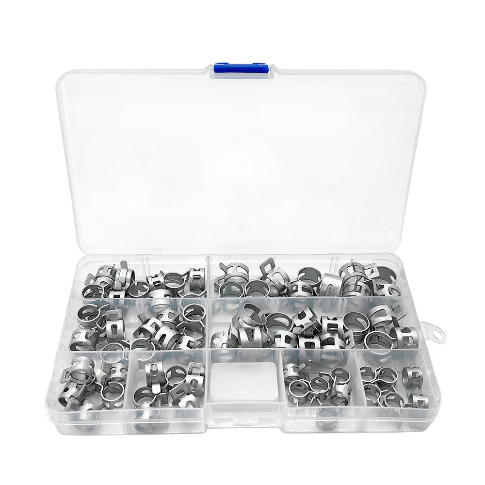 Spring clamp and ear clamp mixed set