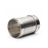 Stainless flexible hose installation on engine pipe