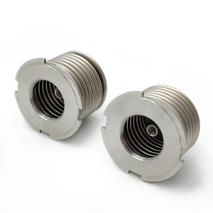 Stainless steel flexible bellows with flanged ends