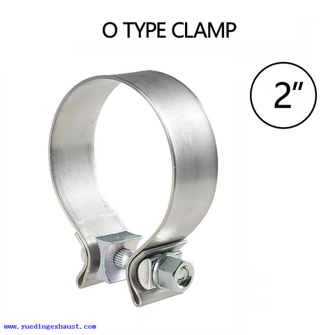 2" Single Bolt Exhaust Muffler Clamp Band