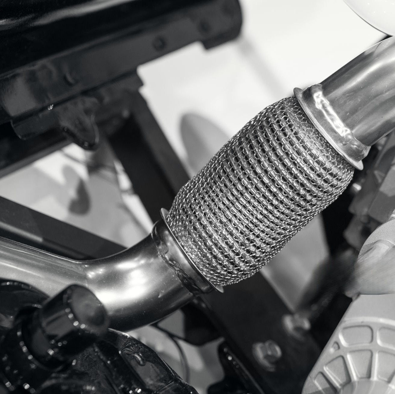 Exhaust system exhaust flex pipe
