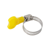 American style stainless steel pipe clamp with plastic handle