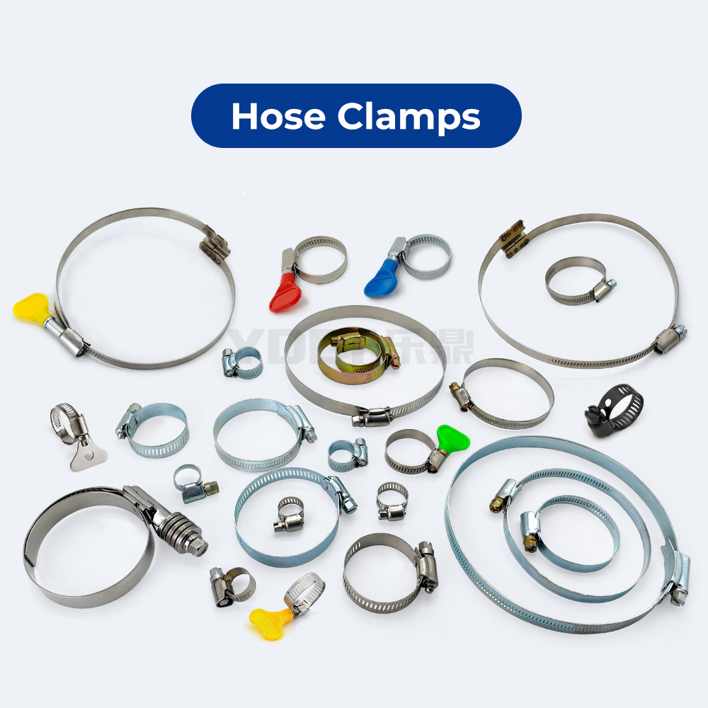 The Collection of Common Hose Clamps