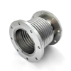 Stainless steel flanged metal bellows expansion joint with circular pipe flanges