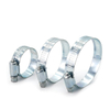 American-style hose clamp size range display