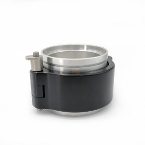 Pin-type quick release HD clamp with removable locking pin and aluminum weld ferrule