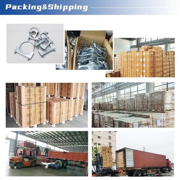 U-bolt clamp packing and shipping for bulk orders