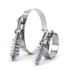 Heavy Duty Spring Loaded T-Bolt Hose Clamps in Multiple Sizes