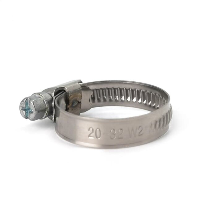 German Type Hose Clamp Band Size Marking Detail