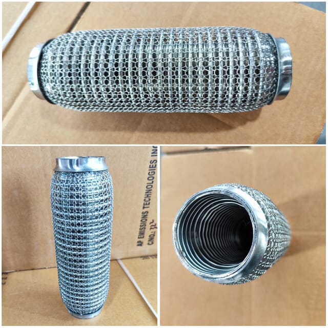 Exhaust Flexible Pipe with Mesh Braided