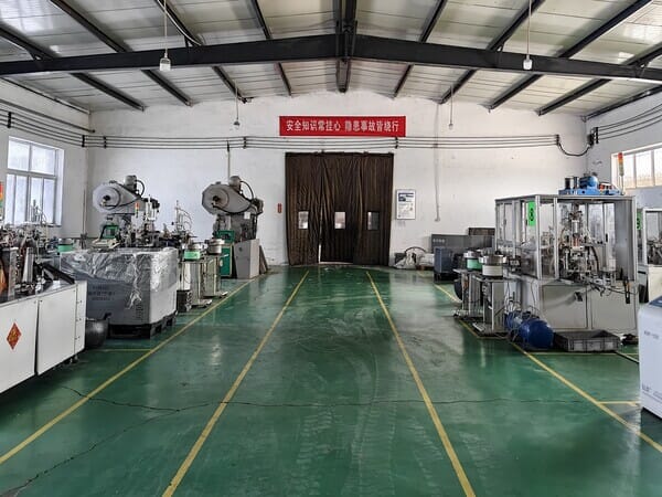 German-style hose clamp production line