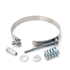 Spring Loaded T-Bolt Clamp Components with Bolt Spring and Washers