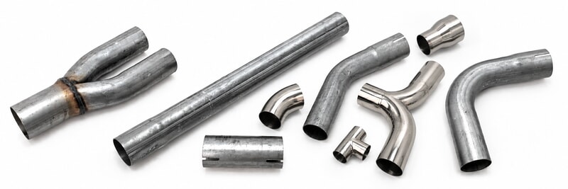 Exhaust pipes, bent tubes, Y-pipes and stainless steel pipe fittings
