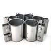 Exhaust sleeve clamps in multiple stainless steel sizes
