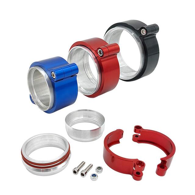 Heavy duty exhaust clamp for turbocharger connections