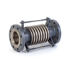 Tie rod flanged metal bellows expansion joint for industrial piping systems