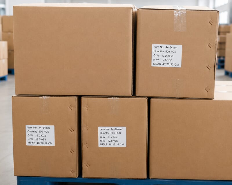 Bulk Carton Packaging for American Type Hose Clamps