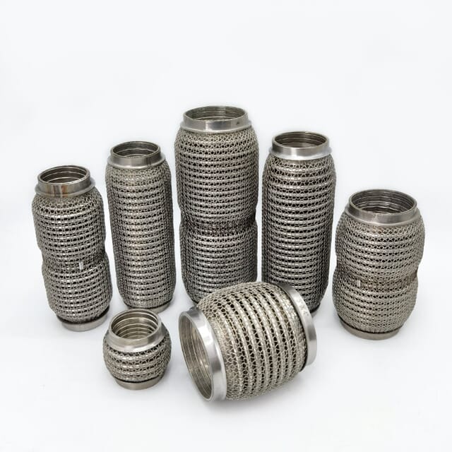 Exhaust Flexible Pipe with Mesh Braided